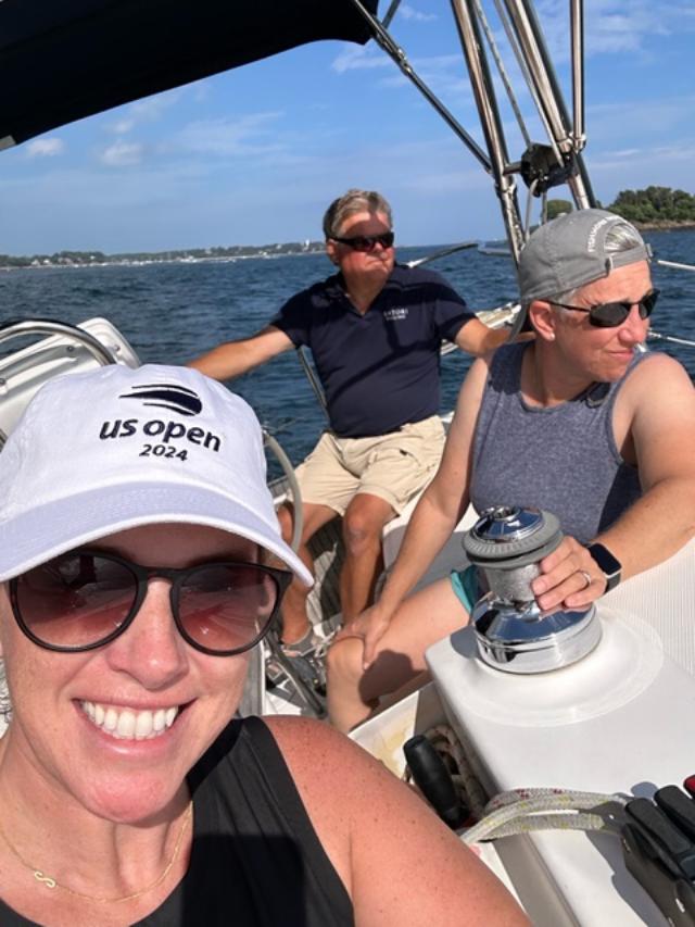 Real participants on the water